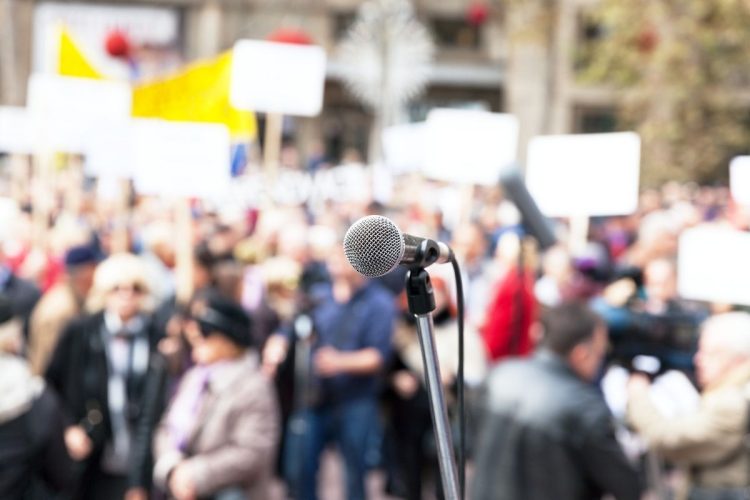 Union protest